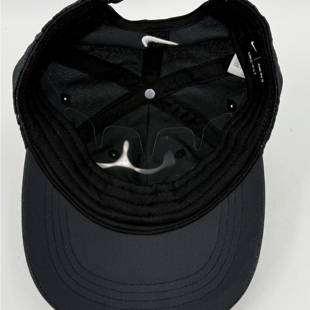 Nike Infant Toddler Hat Baseball Cap Adjustable Strap Back Black Sports‎ Dri-fit - Picture 6 of 7